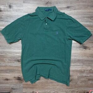 washed green polo ralph lauren tall polo shirt
